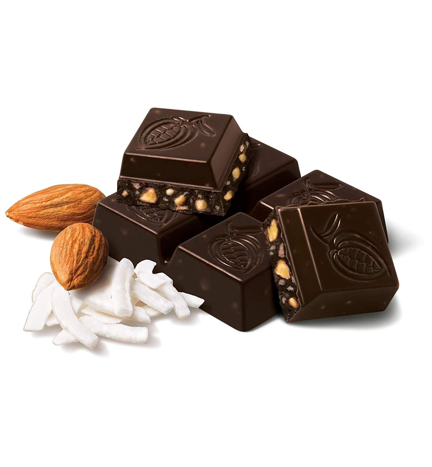 ChocXO ChocKeto Dark Chocolate, Coconut, Almond & Sea Salt Keto Snaps, 14.8 Ounce ChocXO 
