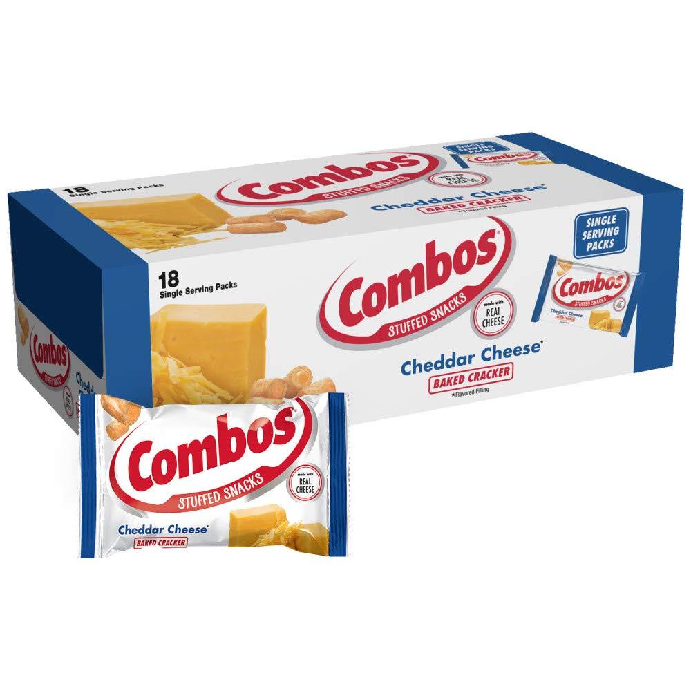 COMBOS Baked Snacks COMBOS Cheddar Cheese Cracker 1.7 Oz-18 Count 