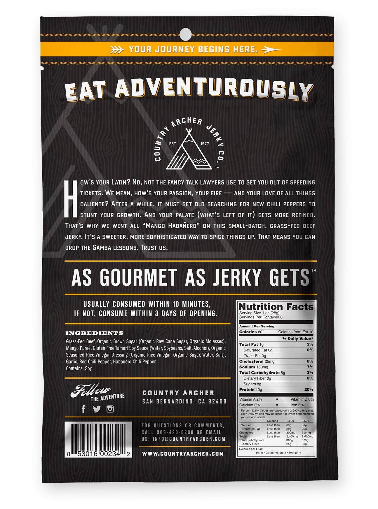 Country Archer Beef Jerky Country Archer 