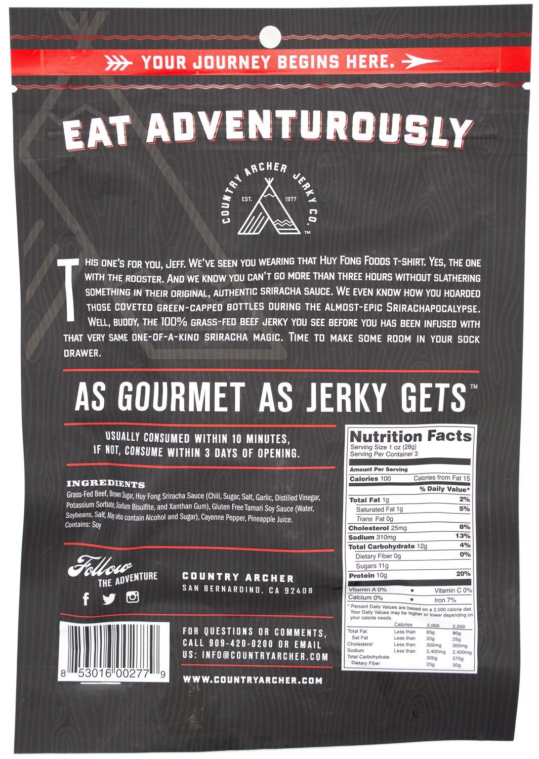 Country Archer Beef Jerky Country Archer 