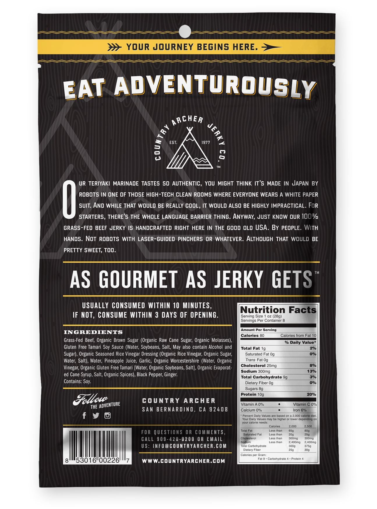 Country Archer Beef Jerky Country Archer 