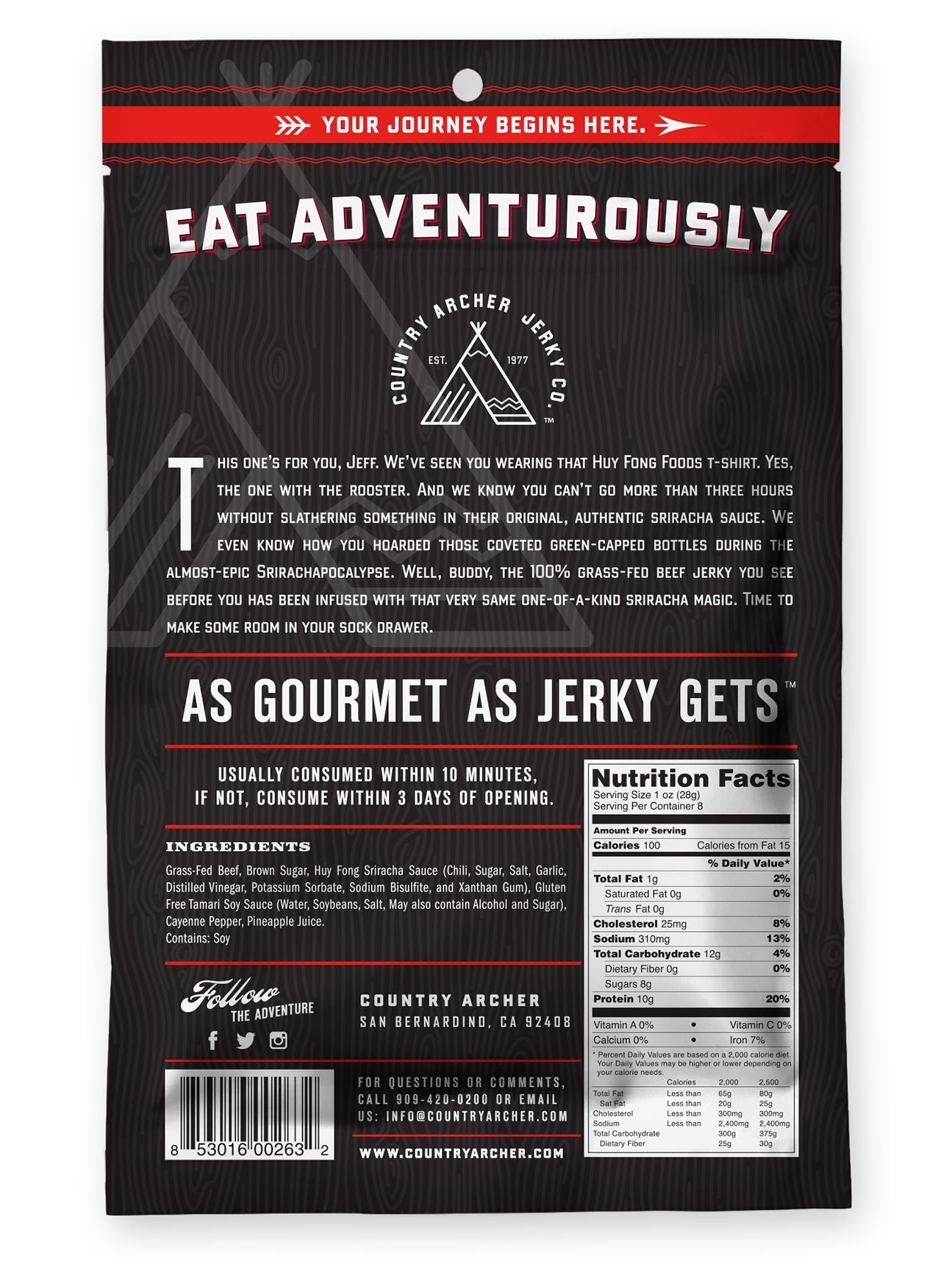 Country Archer Beef Jerky Country Archer 