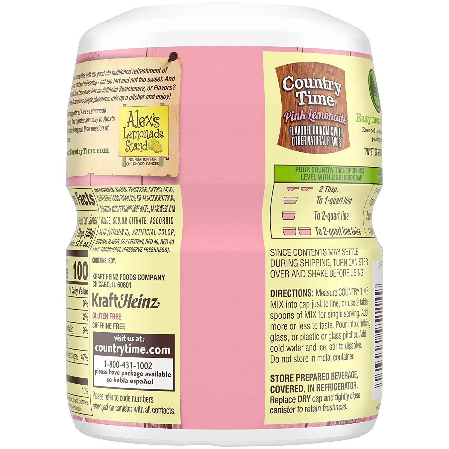 Country Time Lemonade Drink Mix Country Time 