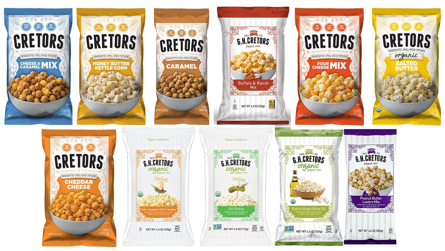 Cretors Hancrafted Small-Batch Popcorn G.H. Cretors 