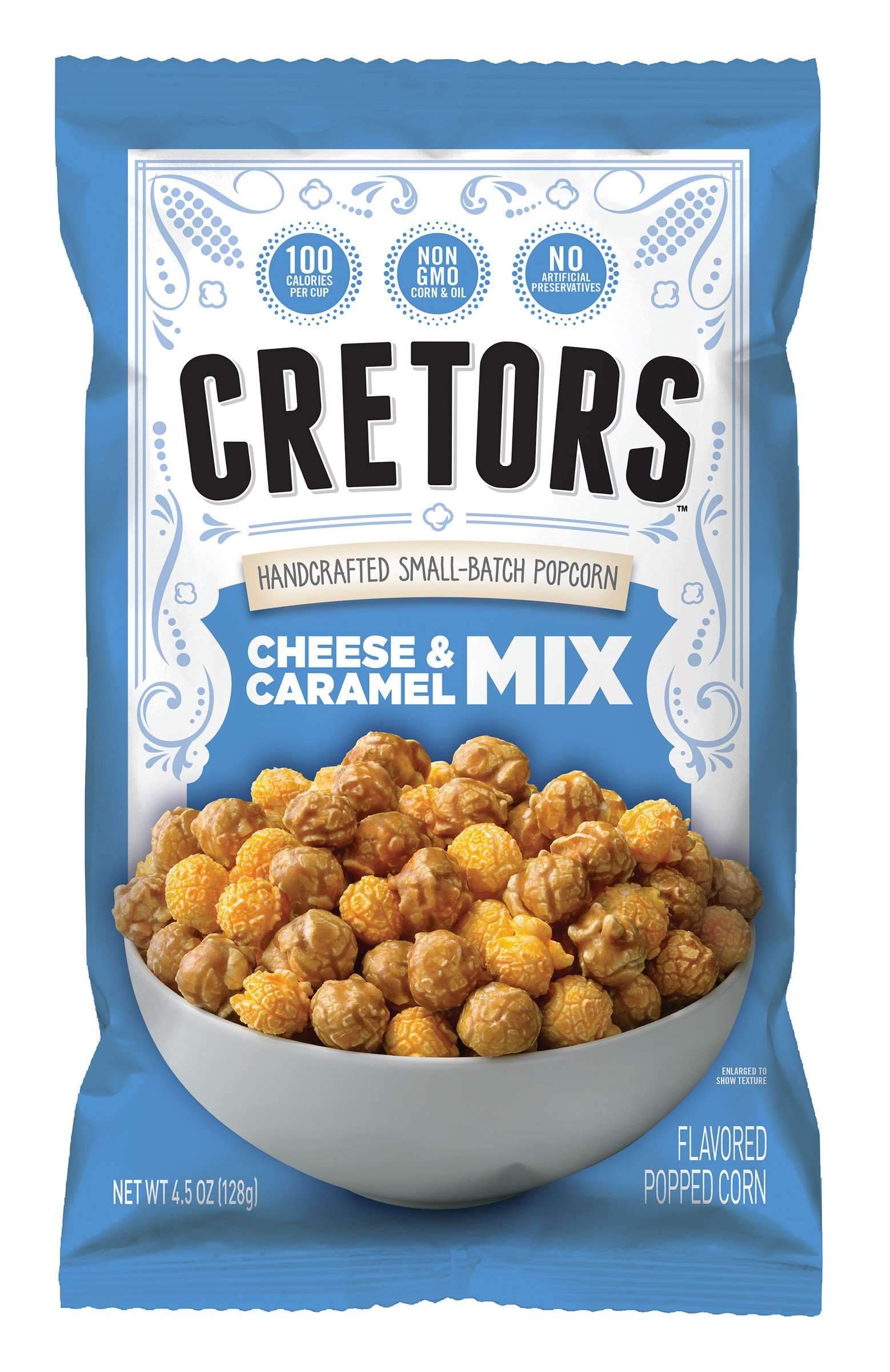 Cretors Hancrafted Small-Batch Popcorn G.H. Cretors Cheese & Caramel 4.5 Ounce 