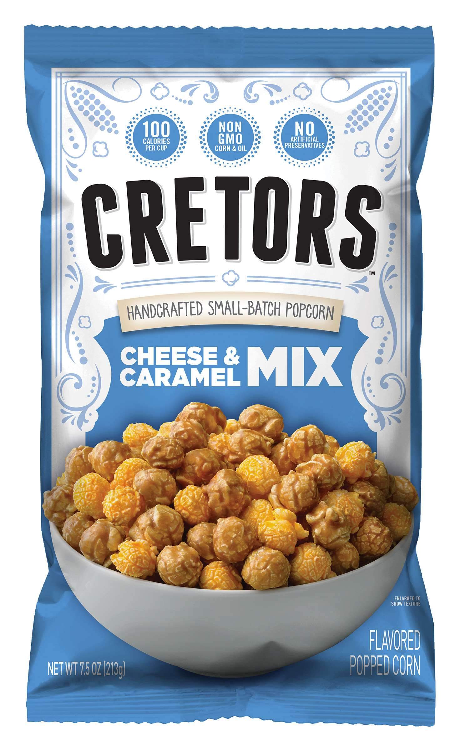 Cretors Hancrafted Small-Batch Popcorn G.H. Cretors Cheese & Caramel 7.5 Ounce 