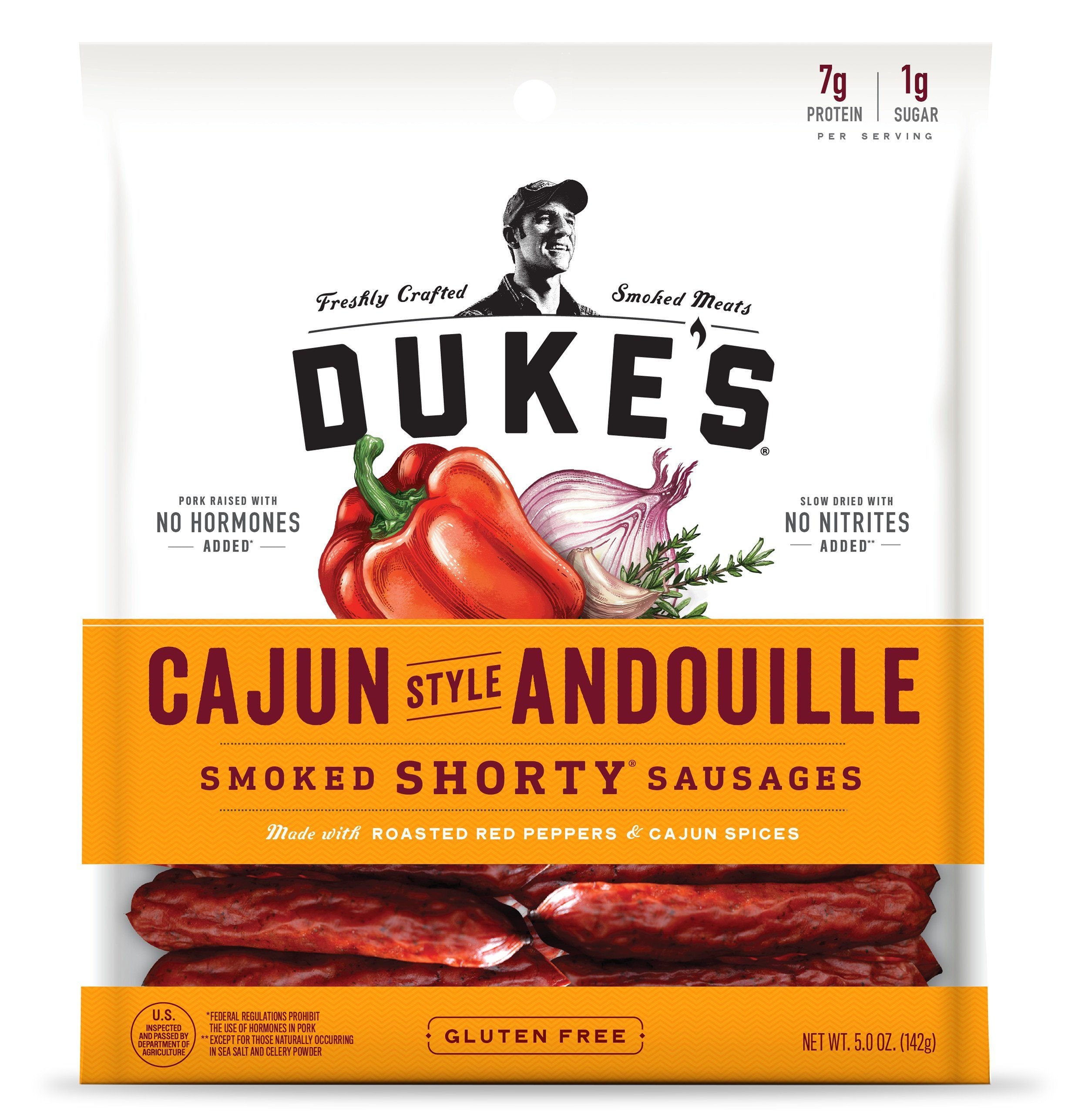 Duke's Smoked Shorty Sausages Duke's Cajun style Andouille 5 Ounce 