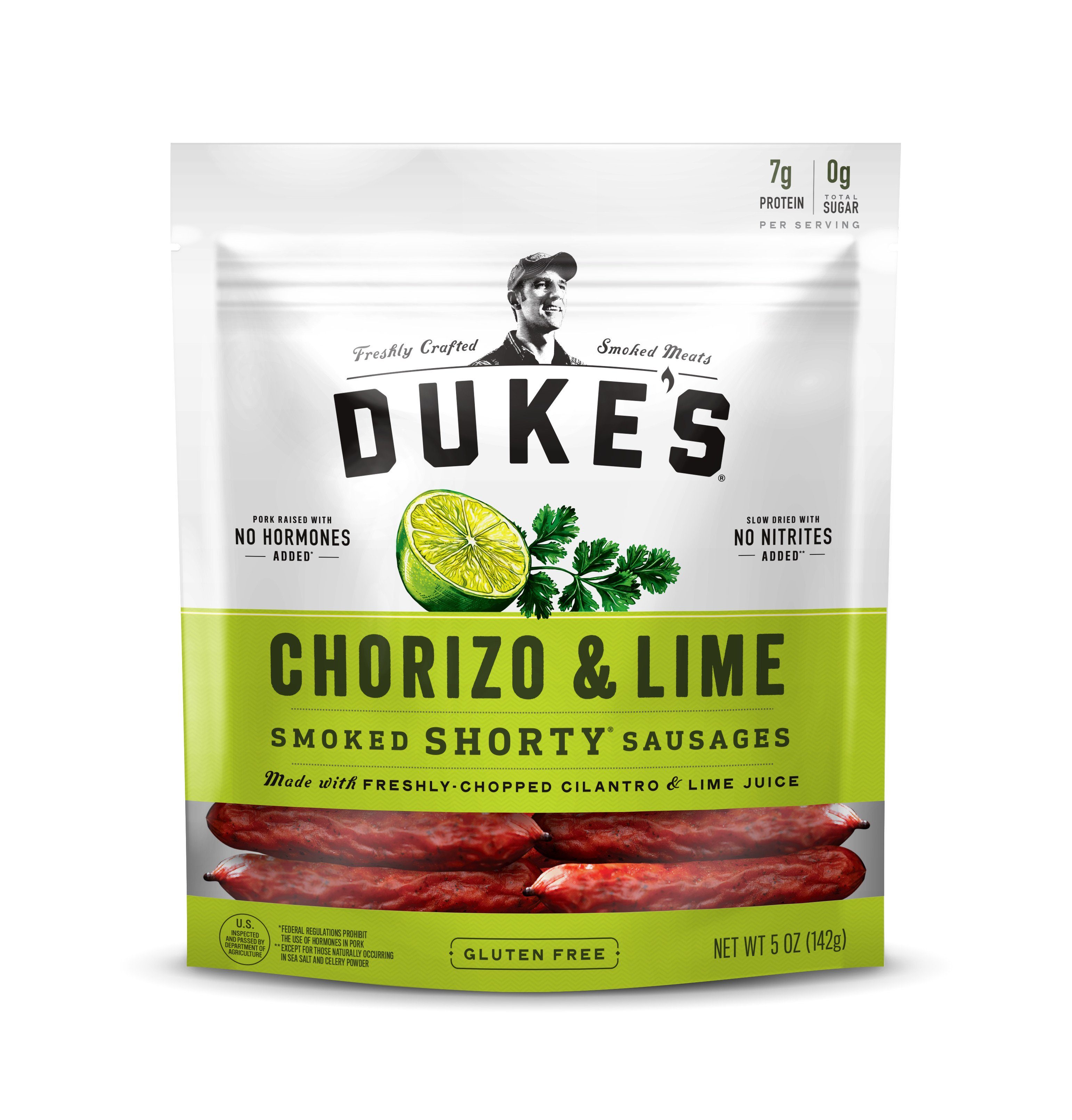 Duke's Smoked Shorty Sausages Duke's Chorizo & Lime 5 Ounce 