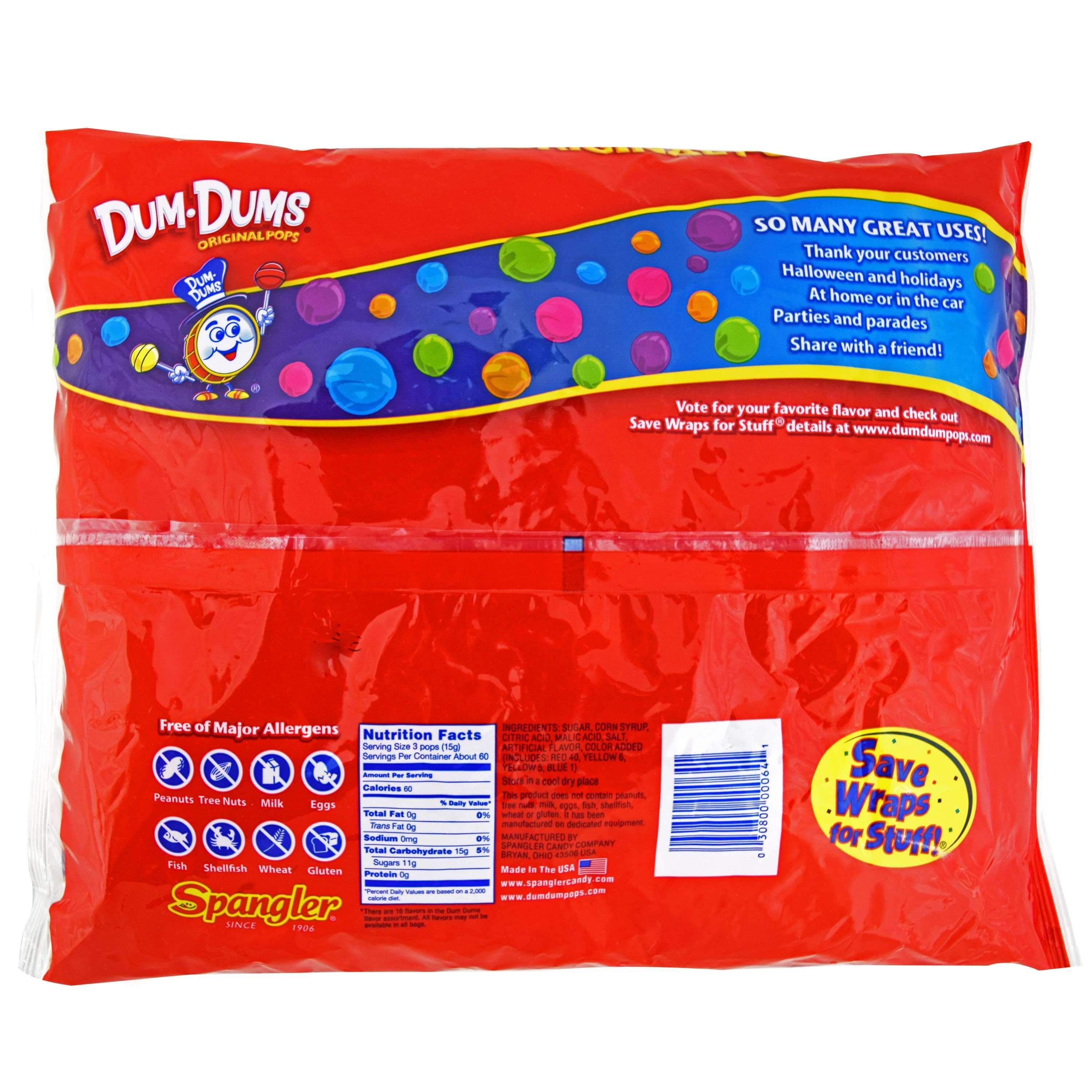 Dum Dums Lollipops Spangler 