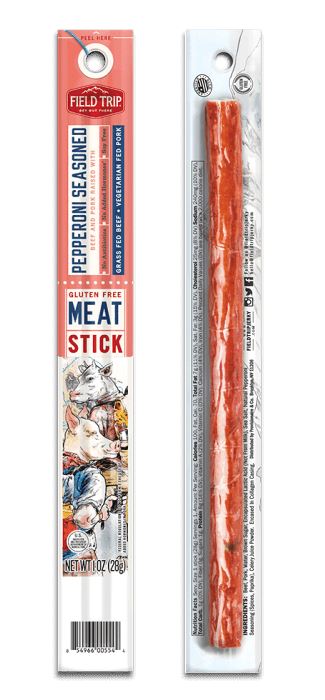 Field Trip Meat Sticks Field Trip Snacks Beef & Pork Pepperoni Seasoned 1 Ounce