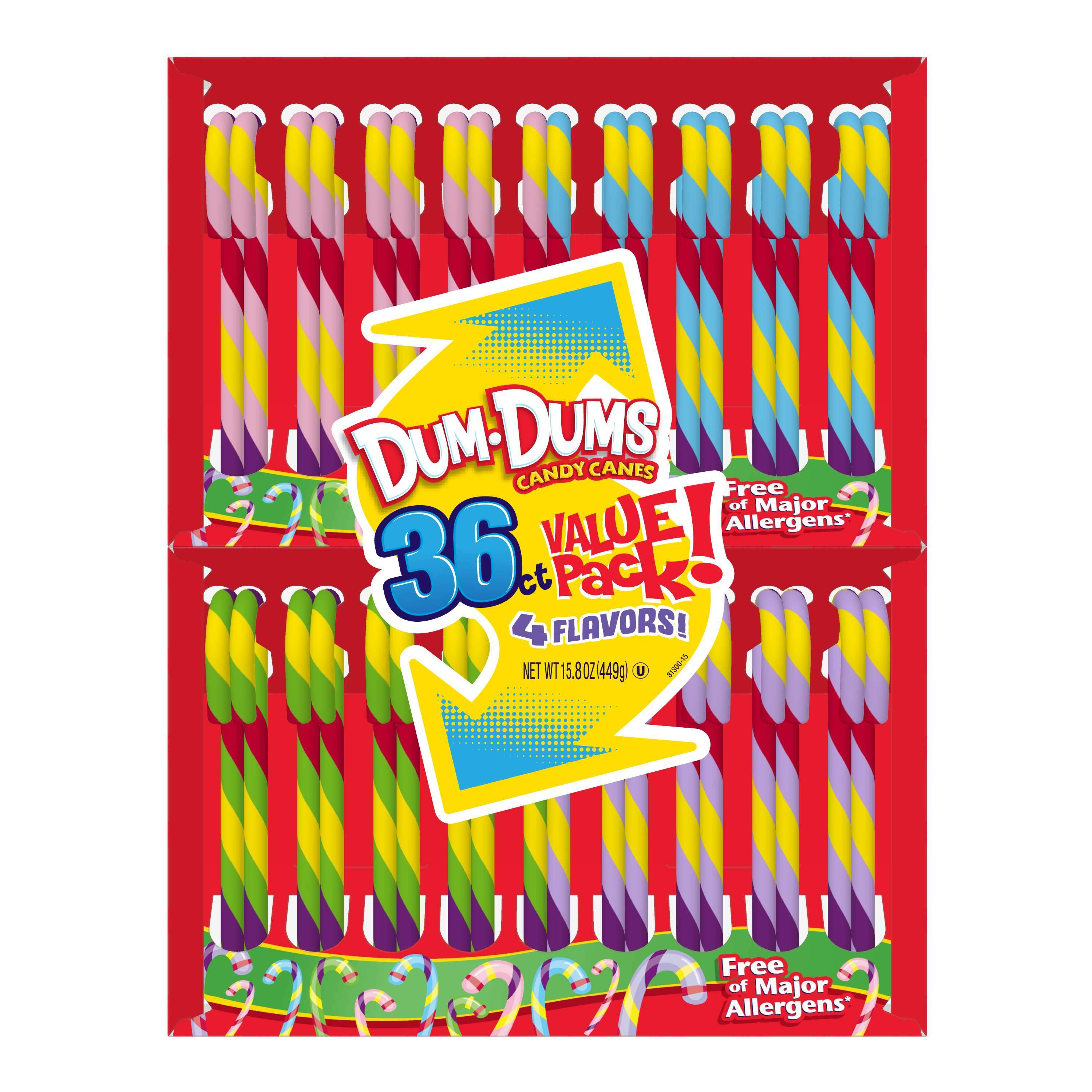 Flavored Candy Canes Spangler Dum Dums 15.8 Ounce 