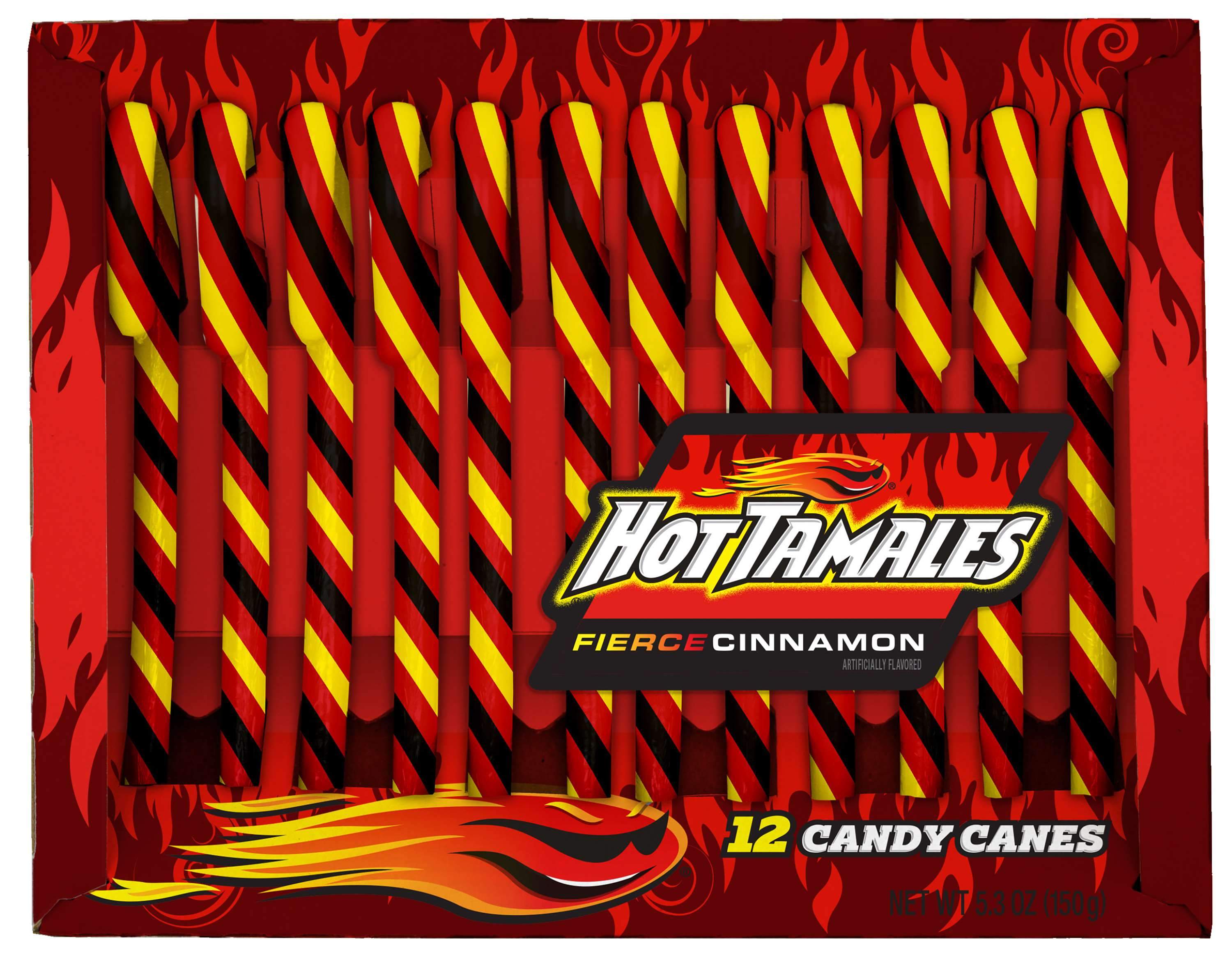 Flavored Candy Canes Spangler Hot Tamales 5.3 Ounce 