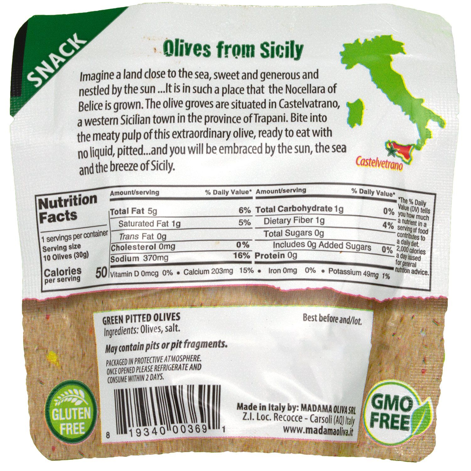 Frutto D'italia Snacking Olives Frutto D'italia 