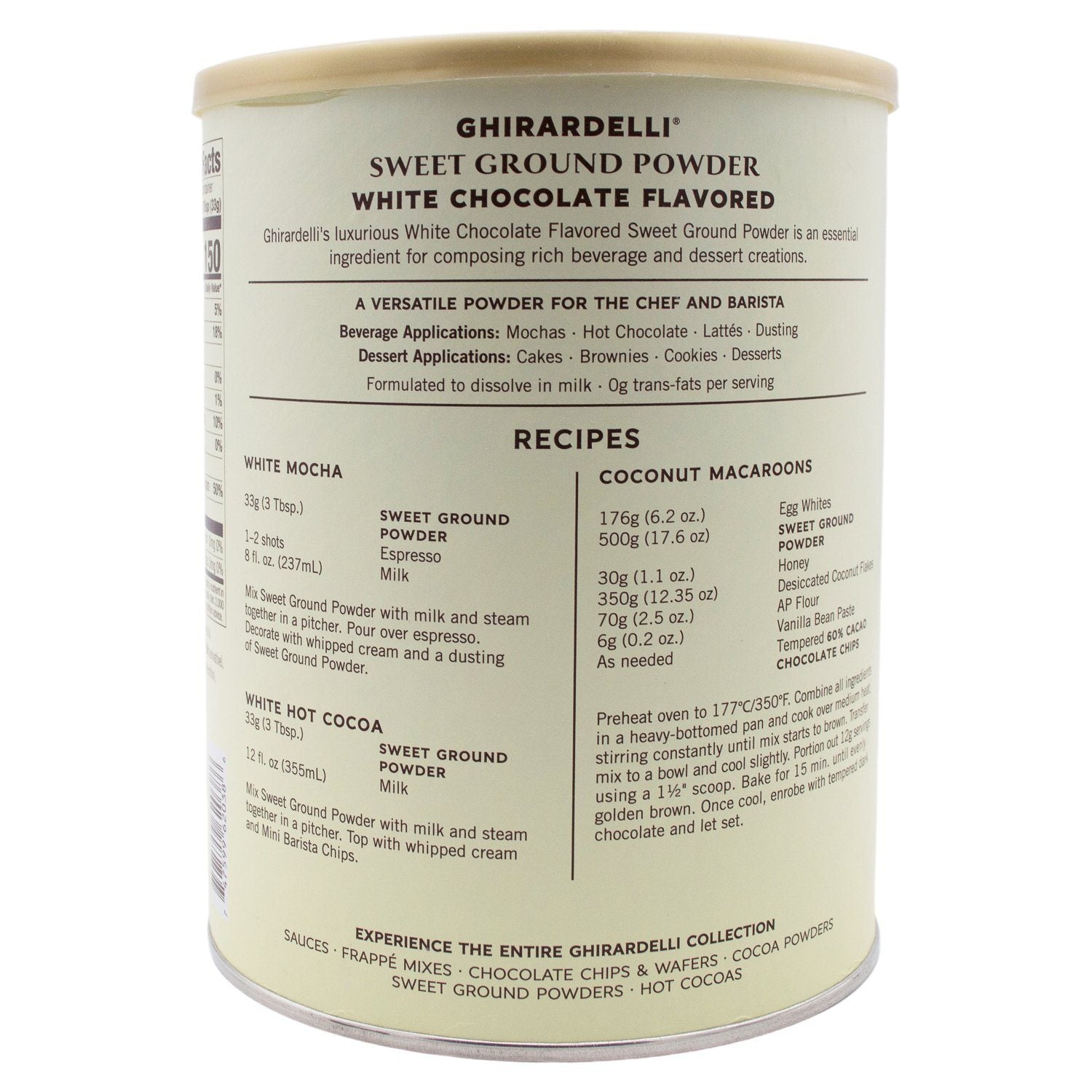 Ghirardelli Sweet Ground Powder Ghirardelli 