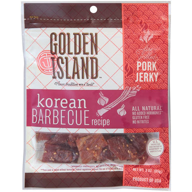 Golden Island Jerky Golden Island Korean BBQ Pork 3 Ounce 