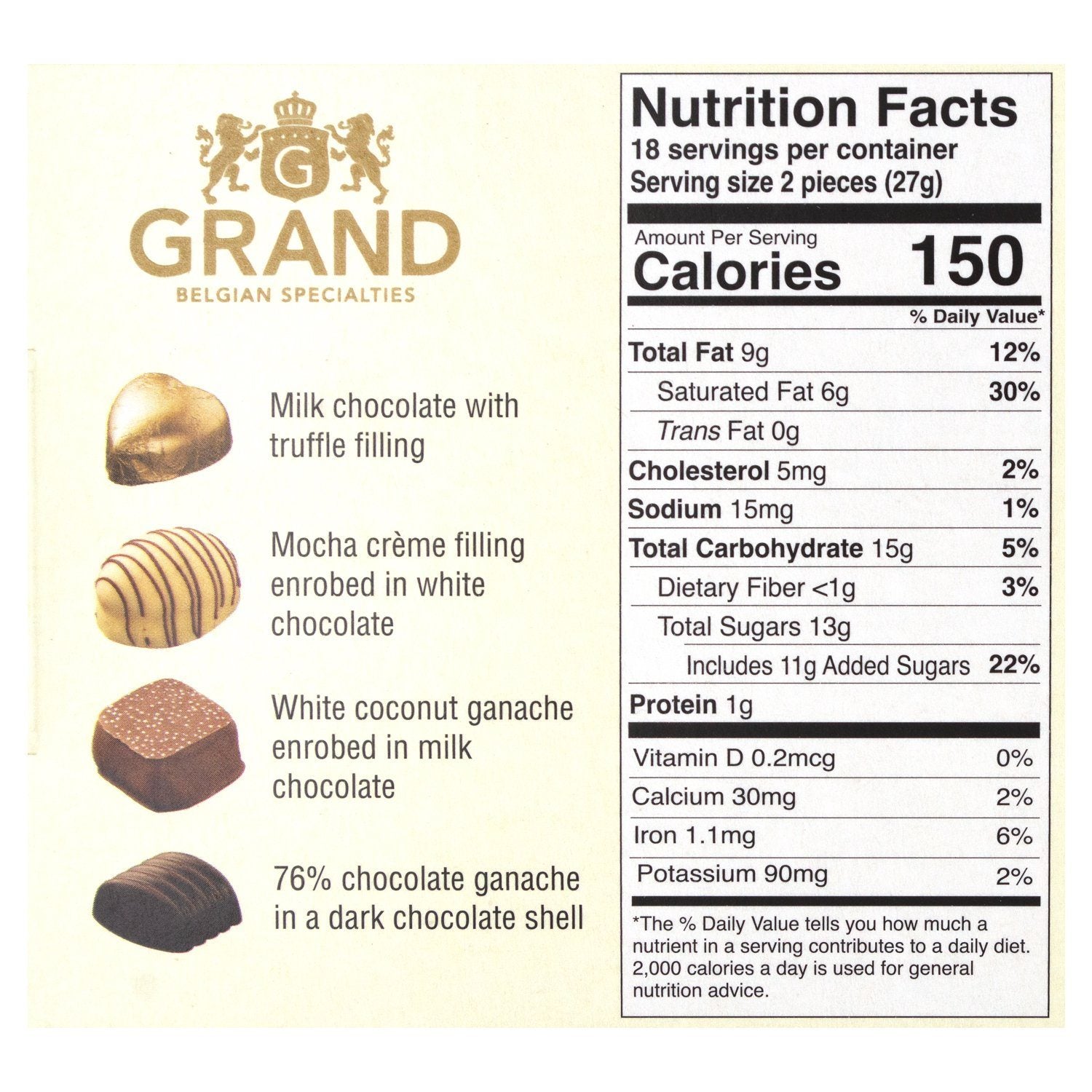 Grand Belgian Chocolate Meltable Grand 