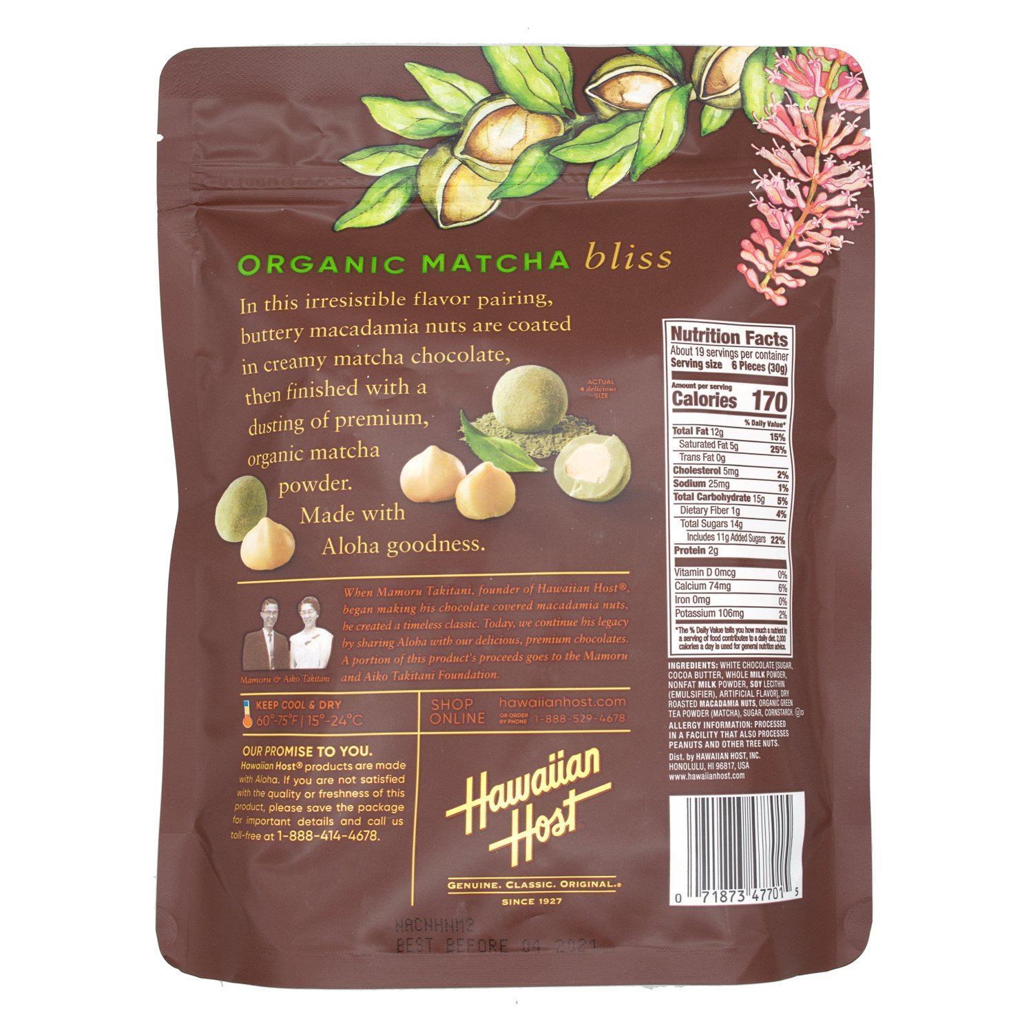 Hawaiian Host Macadamias Meltable Hawaiian Host 