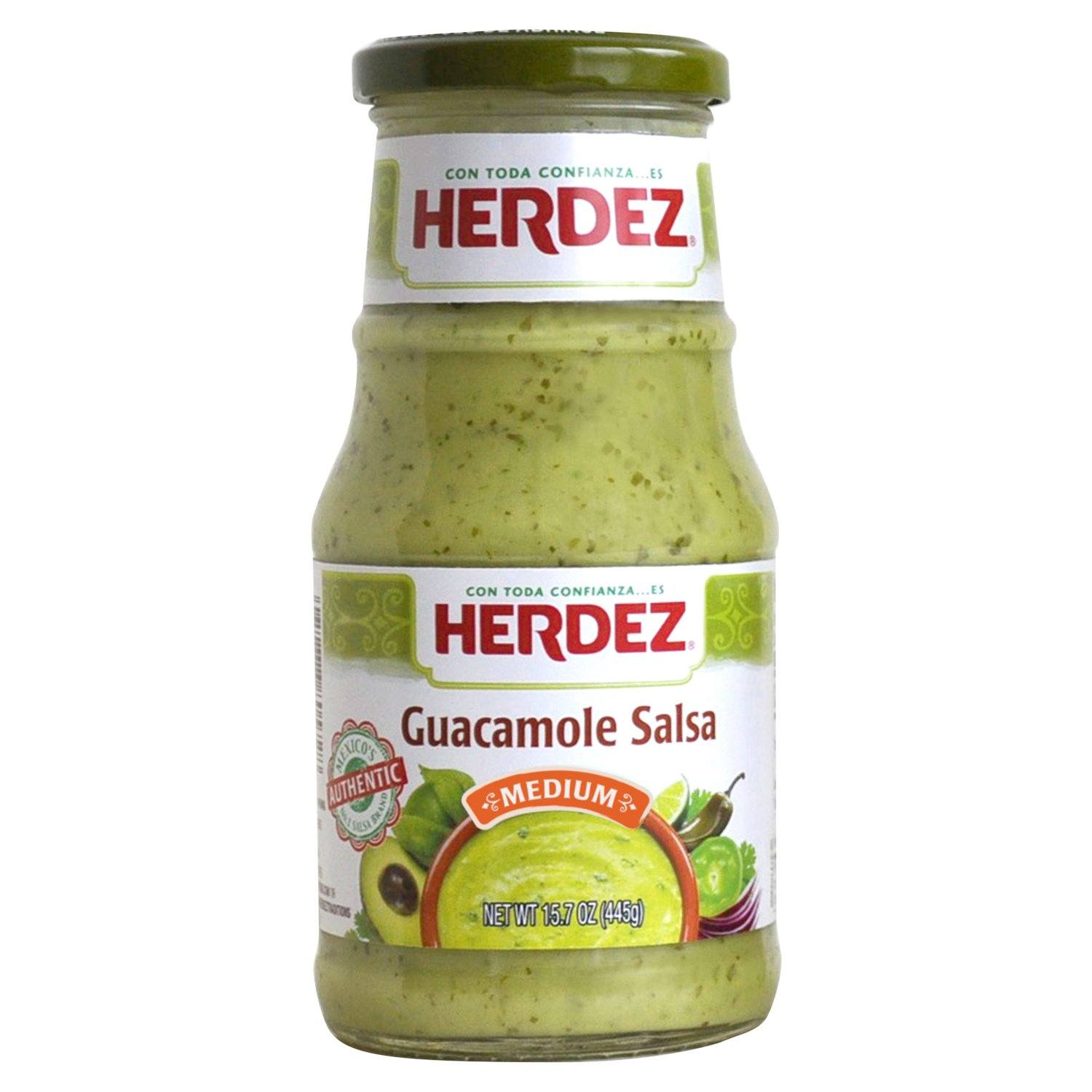 Herdez Salsas Herdez Guacamole Medium 15.7 Ounce 