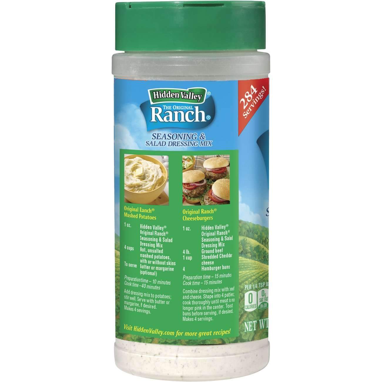 Hidden Valley Ranch Seasoning & Salad Dressing Mix Shaker Hidden Valley 