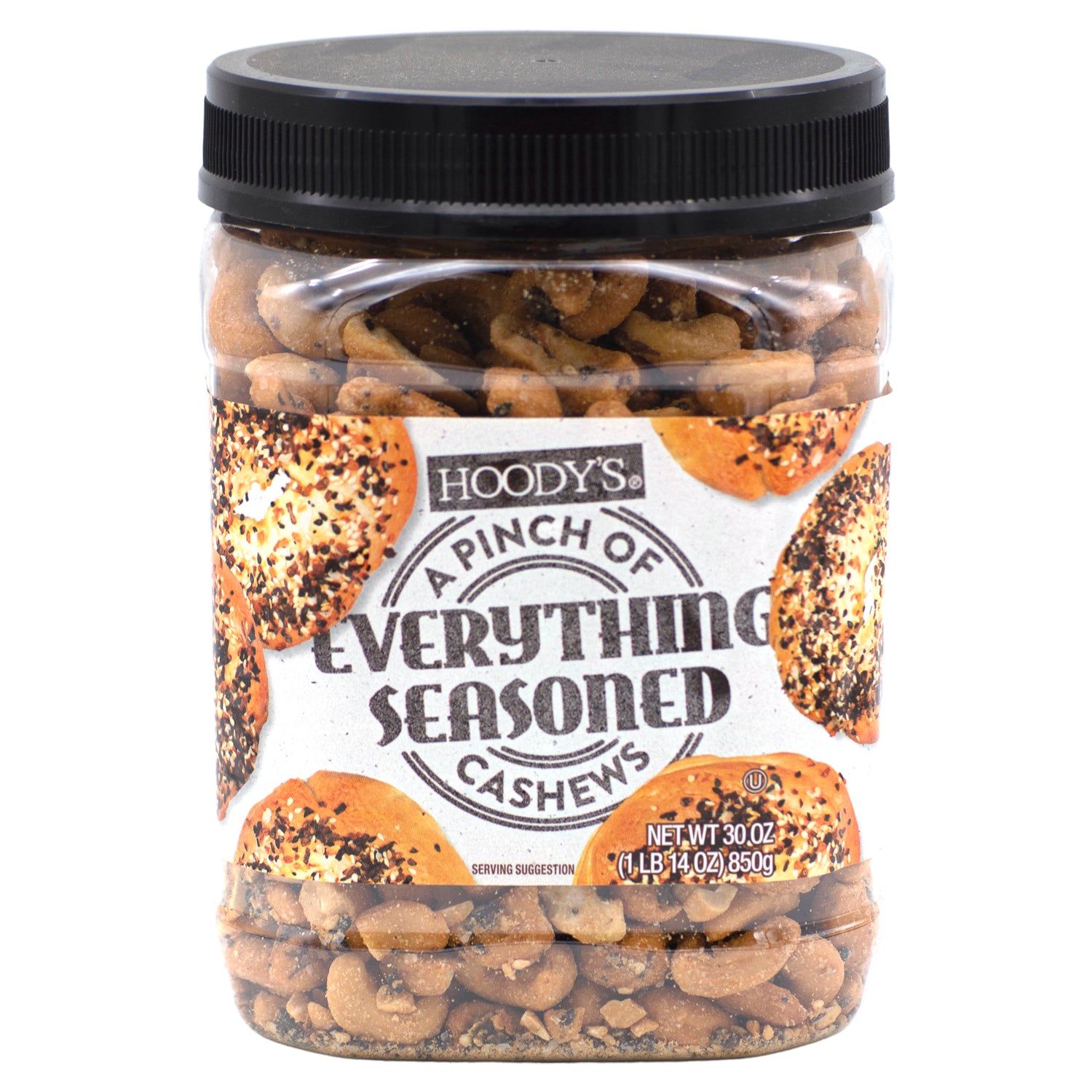 Hoody's A Pinch of Everything Seasoned Cashews Hoody's Everything Seasoned 30 Ounce 