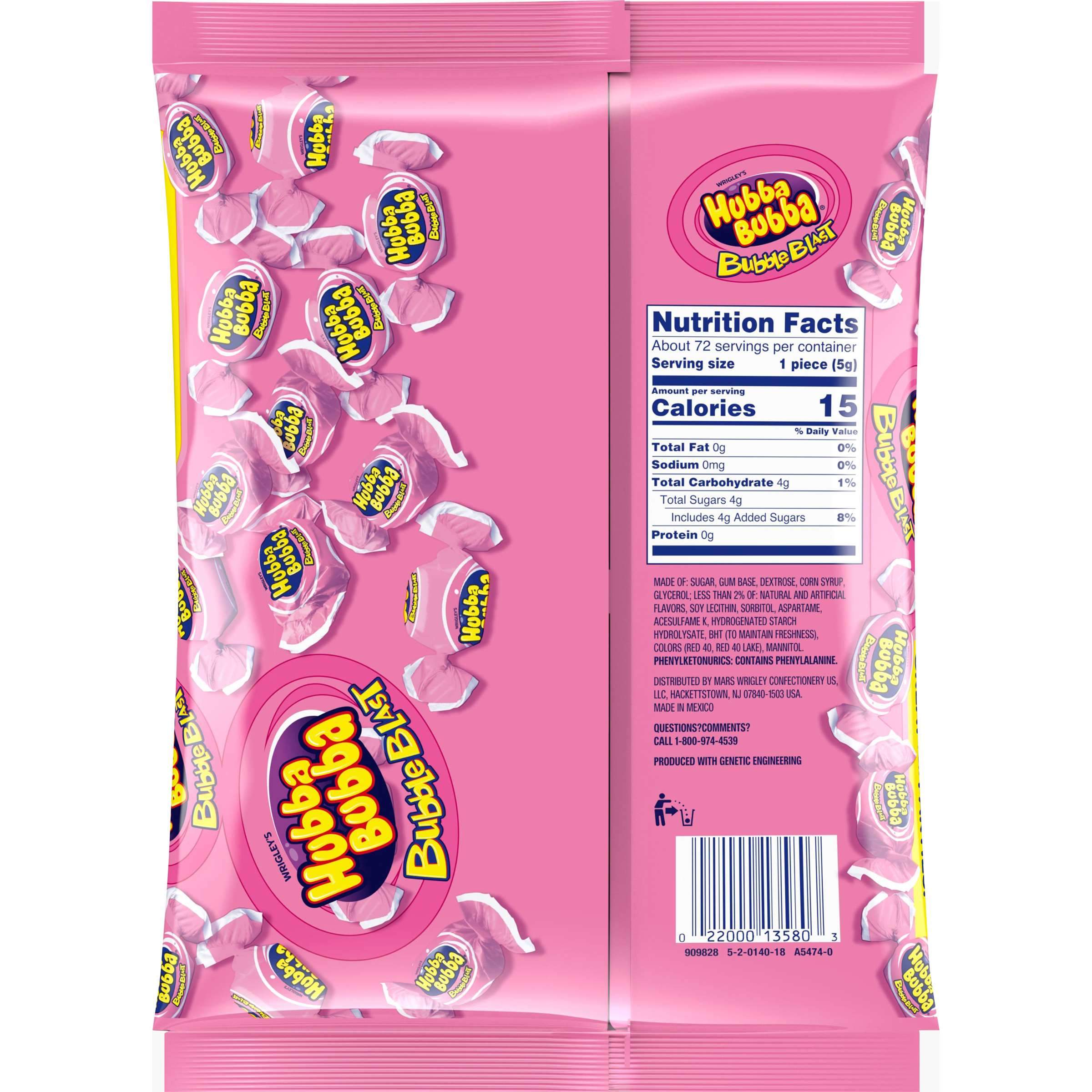 Hubba Bubba Blast Mars Wrighley 