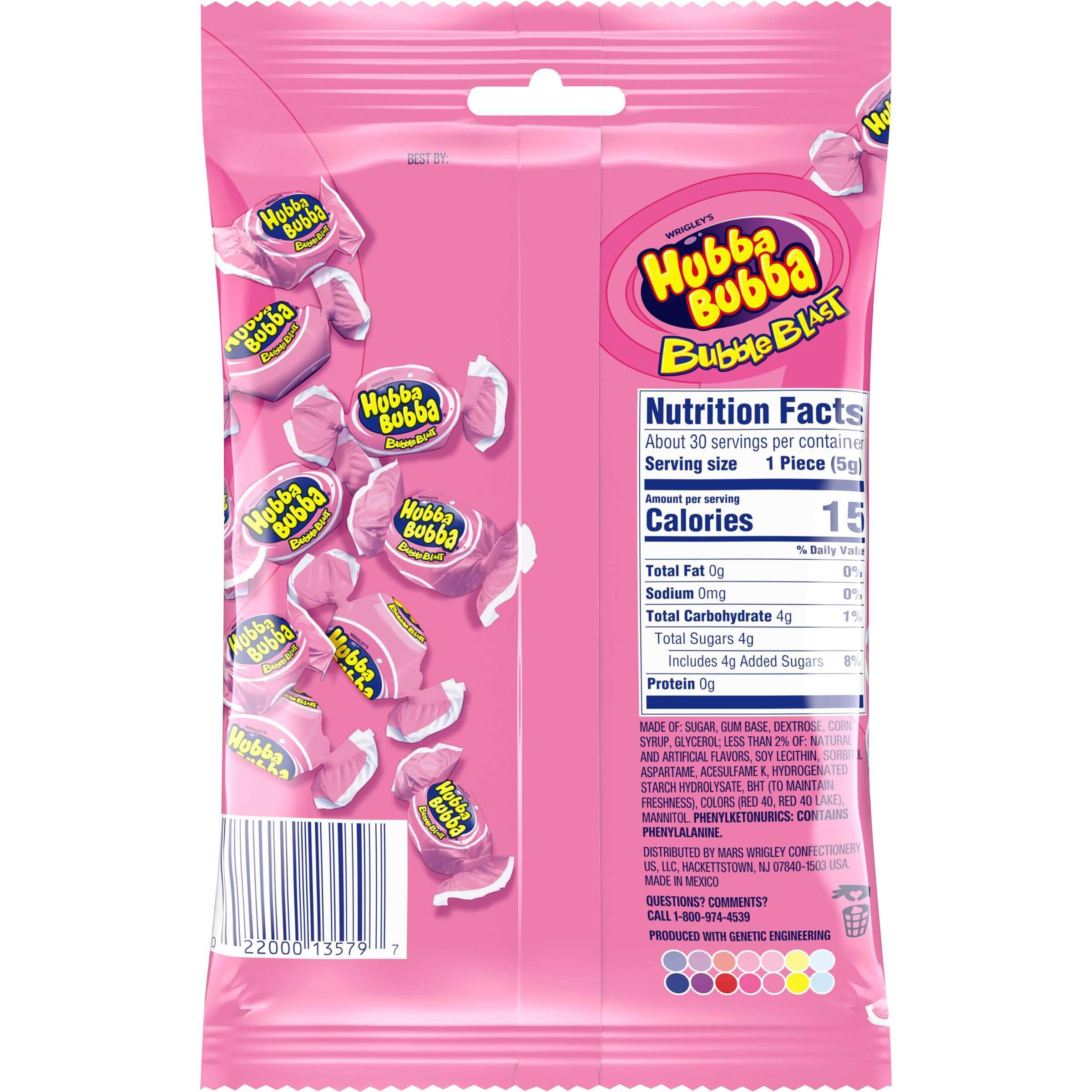 Hubba Bubba Blast Mars Wrighley 