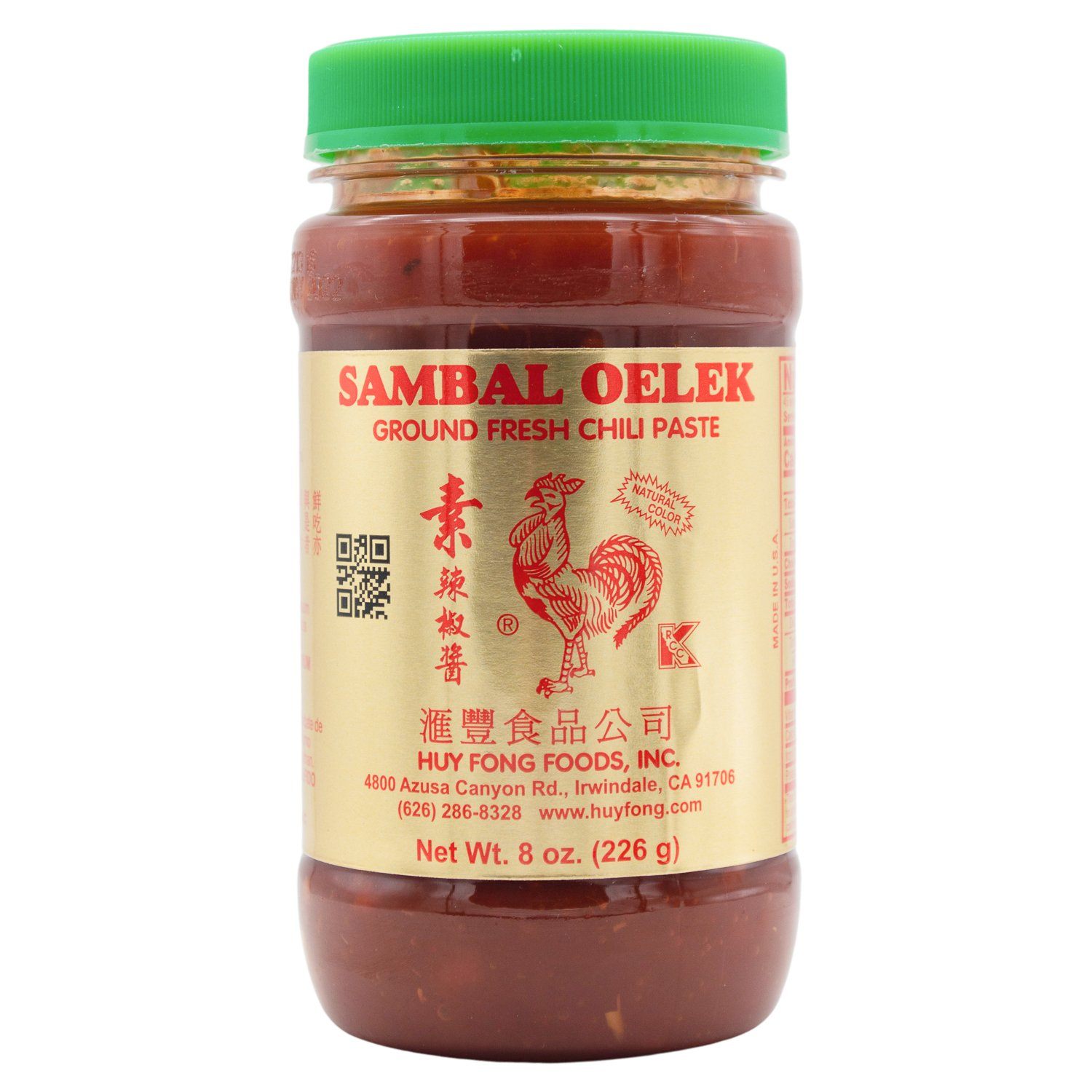 Huy Fong Chili Sauce Huy Fong Sambal Oelek 8 Ounce 