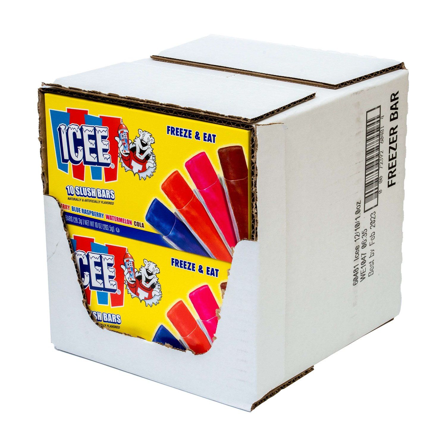 ICEE Slush Bars ICEE Variety 10 Oz-12 Count 