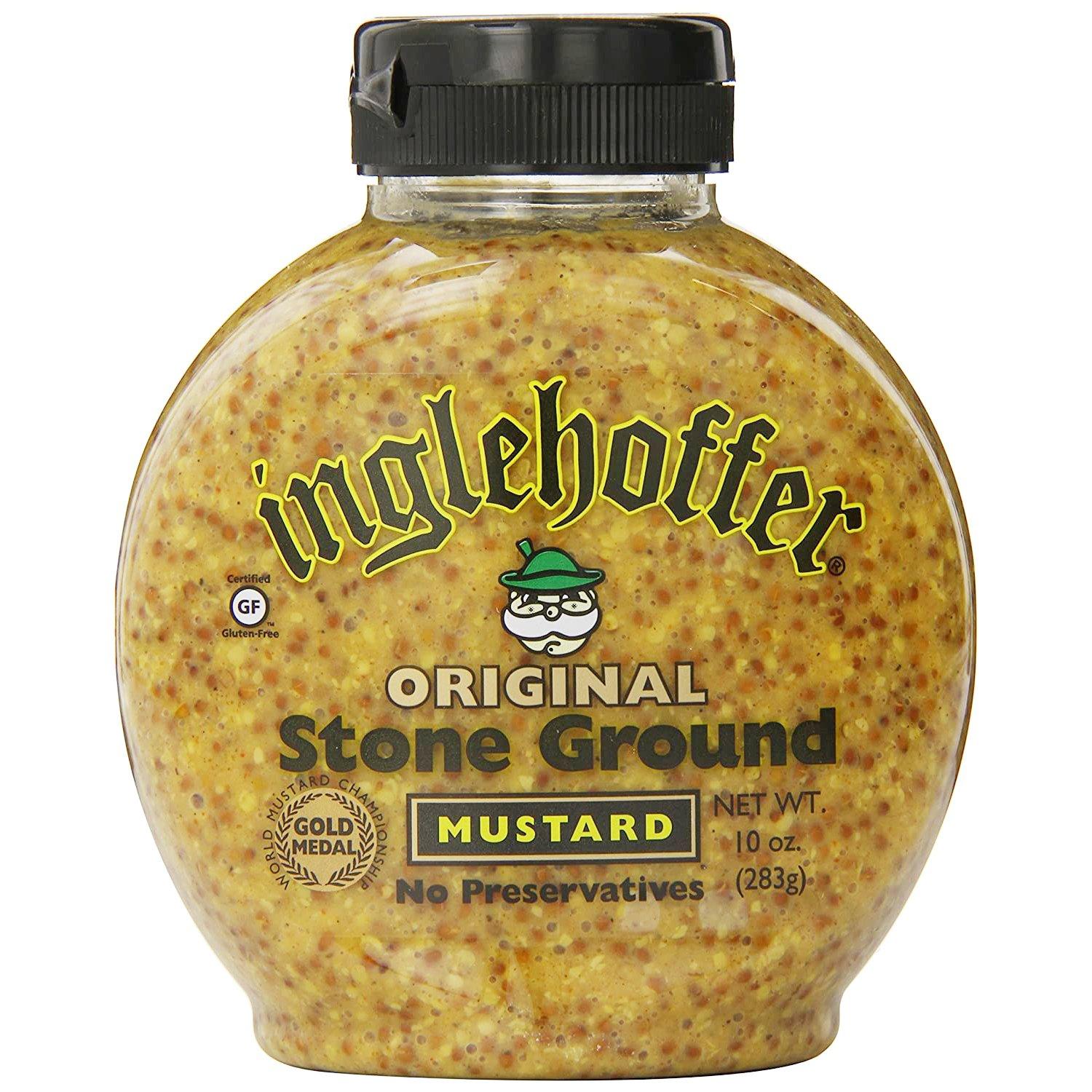 Inglehoffer Mustard Beaverton Foods Original Stone Ground 10 Ounce 