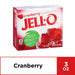 Jell-O Gelatin Mix Jell-O Cranberry 3 Ounce 