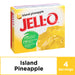 Jell-O Gelatin Mix Jell-O Island Pineapple 3 Ounce 