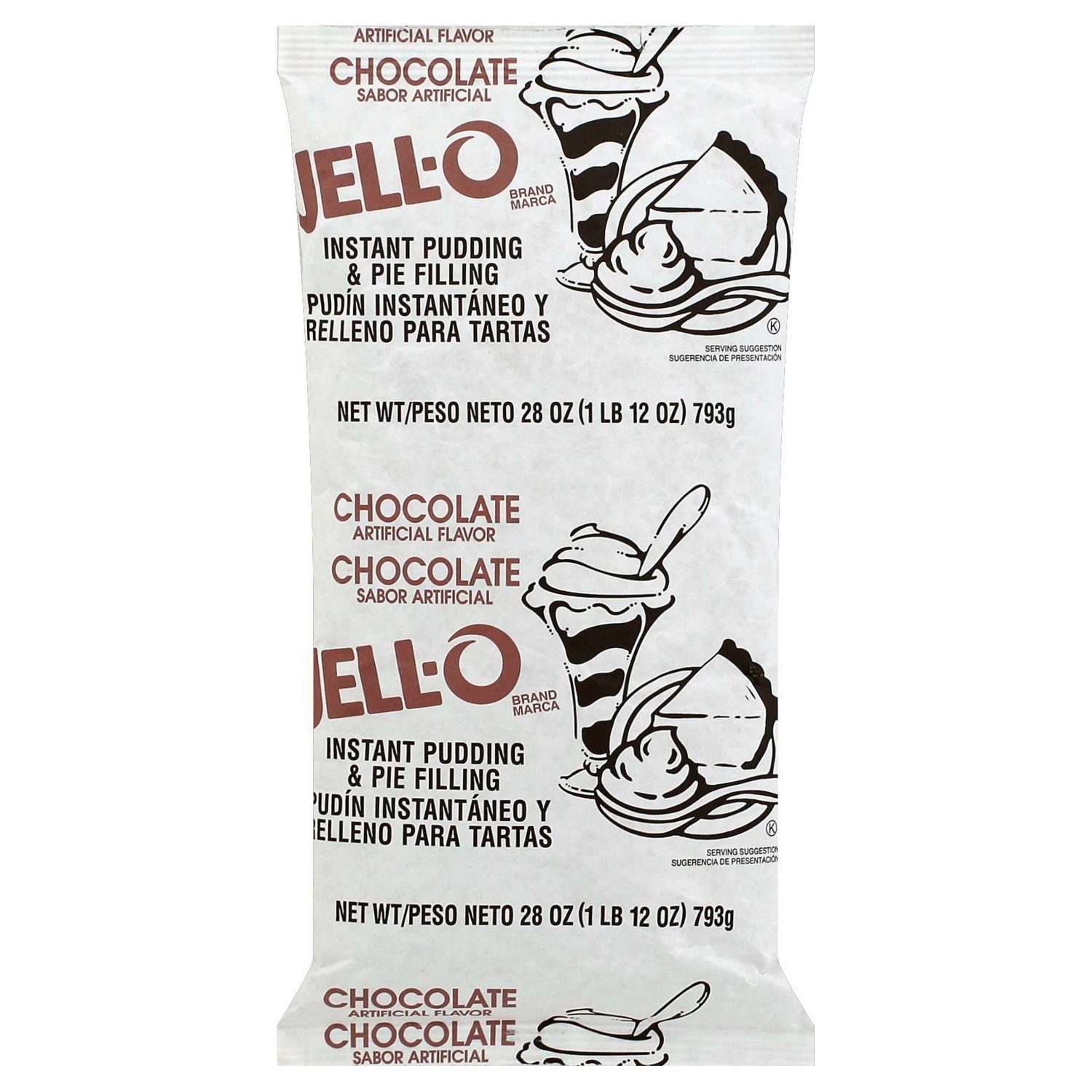 Jell-O Instant Pudding & Pie Filling Mixes Jell-O Chocolate 28 Ounce 