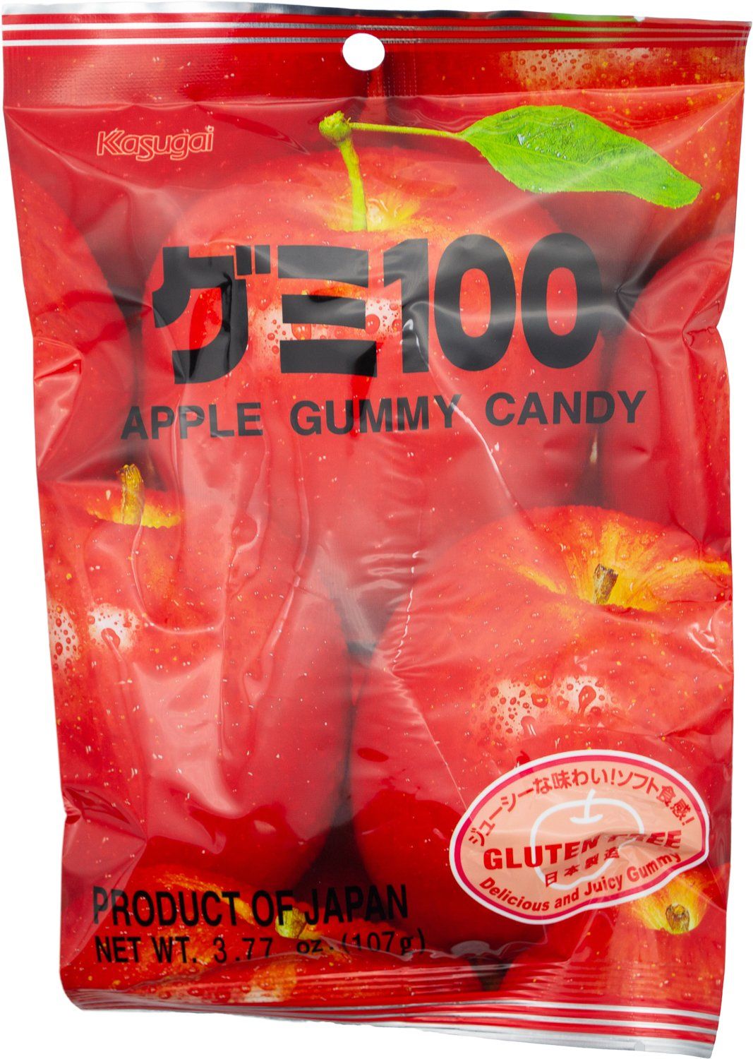 Kasugai Gummy Candy Kasugai Apple 3.77 Ounce 