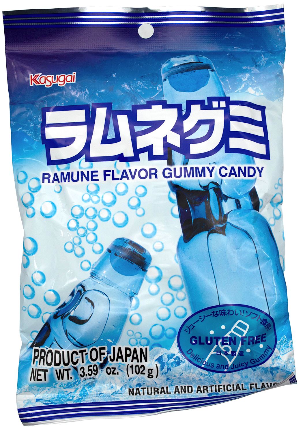 Kasugai Gummy Candy Kasugai Ramune 3.59 Ounce 