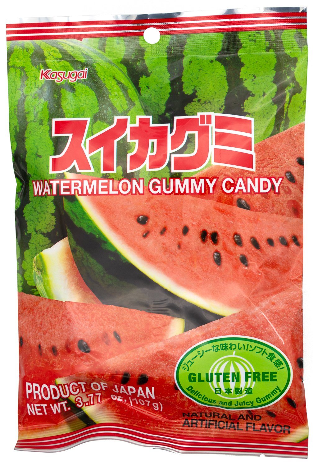 Kasugai Gummy Candy Kasugai Watermelon 3.77 Ounce 