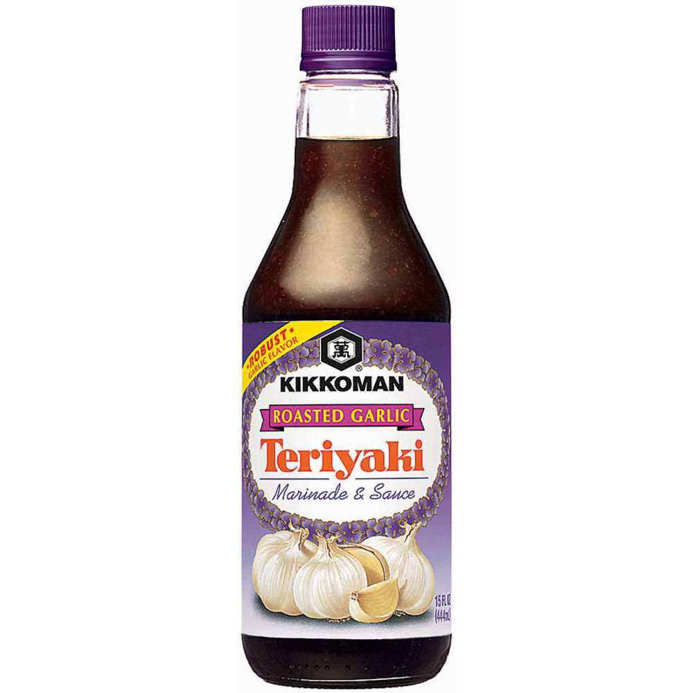 Kikkoman Teriyaki Sauces & Glazes Kikkoman Roasted Garlic 15 Fluid Ounce 