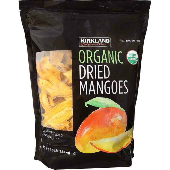 Kirkland Signature Organic Dried Mangoes, 40 Ounce Kirkland Signature 