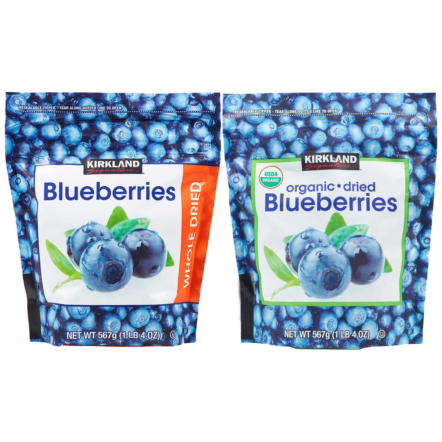 Kirkland Signature Whole Dried Blueberries Kirkland Signature 