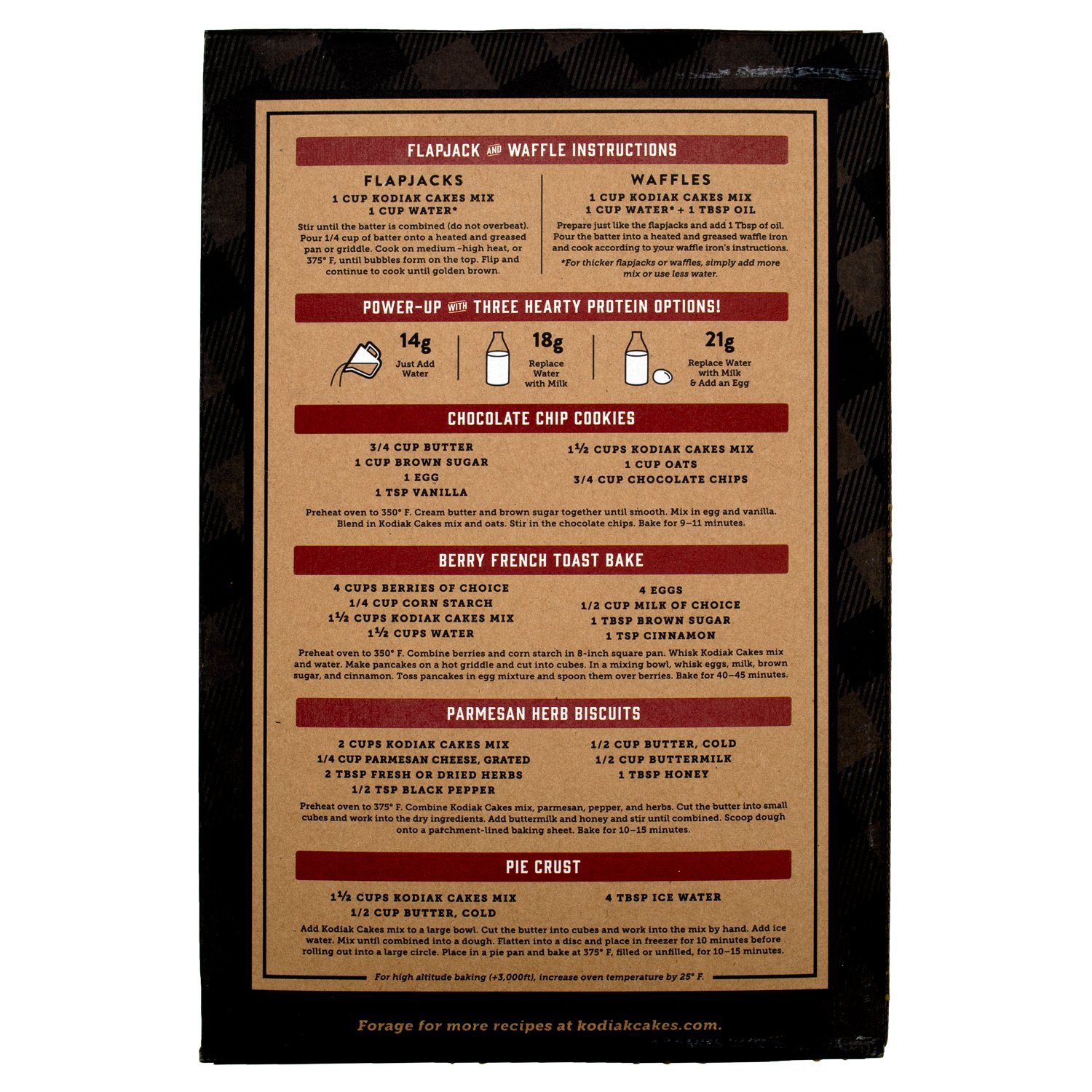 Kodiak Cakes Power Cakes Flapjack & Waffle Mix Kodiak Cakes 