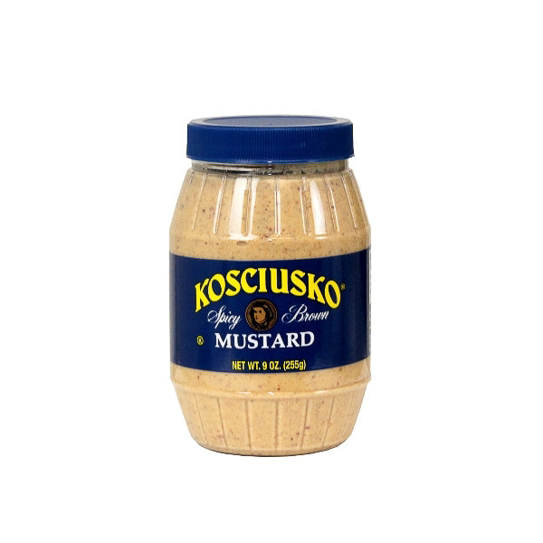 Kosciusko Mustard Plochman's Spicy Brown 9 Ounce 