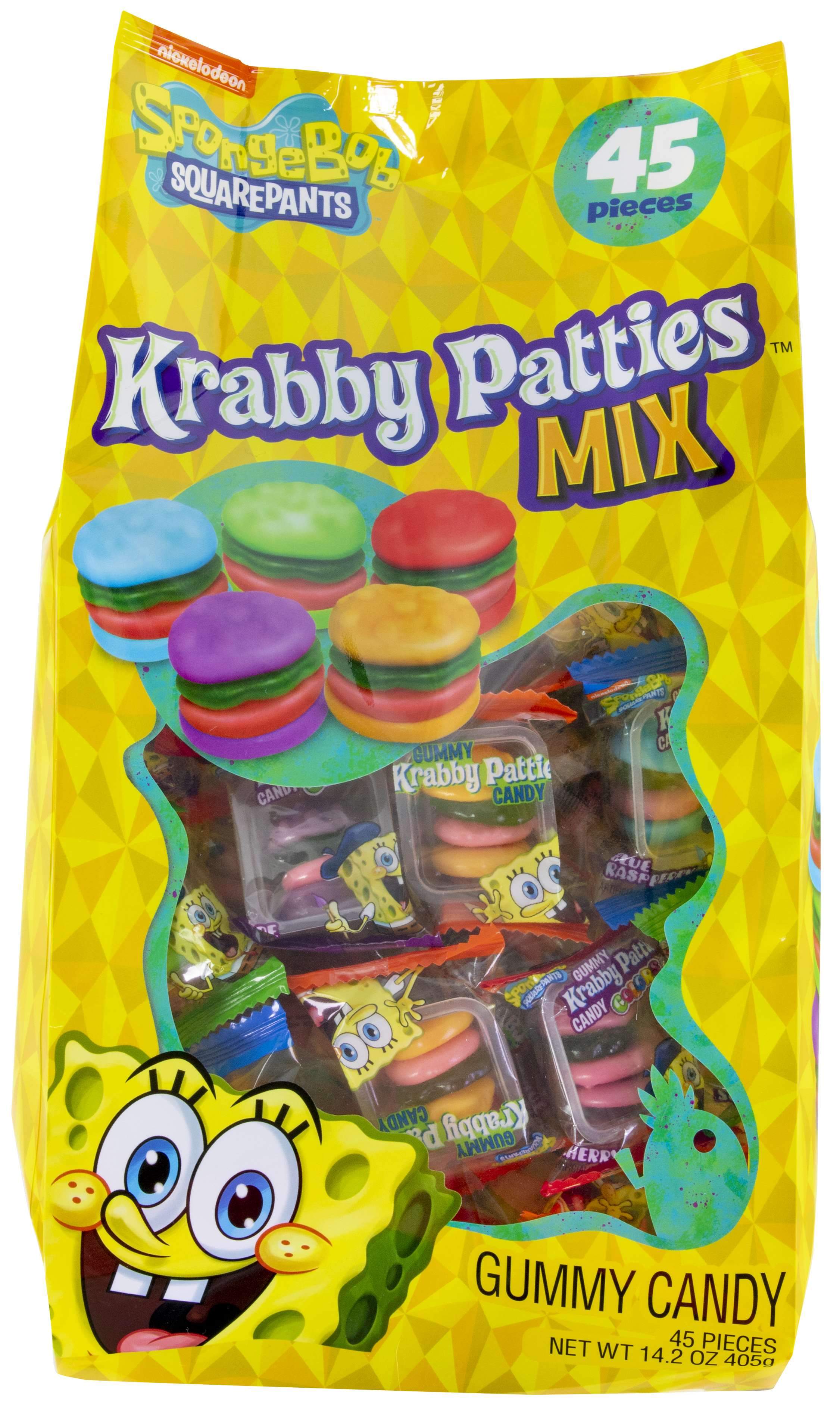 Krabby Patties Gummy Candy Frankford Candy Mix 14.2 Ounce 