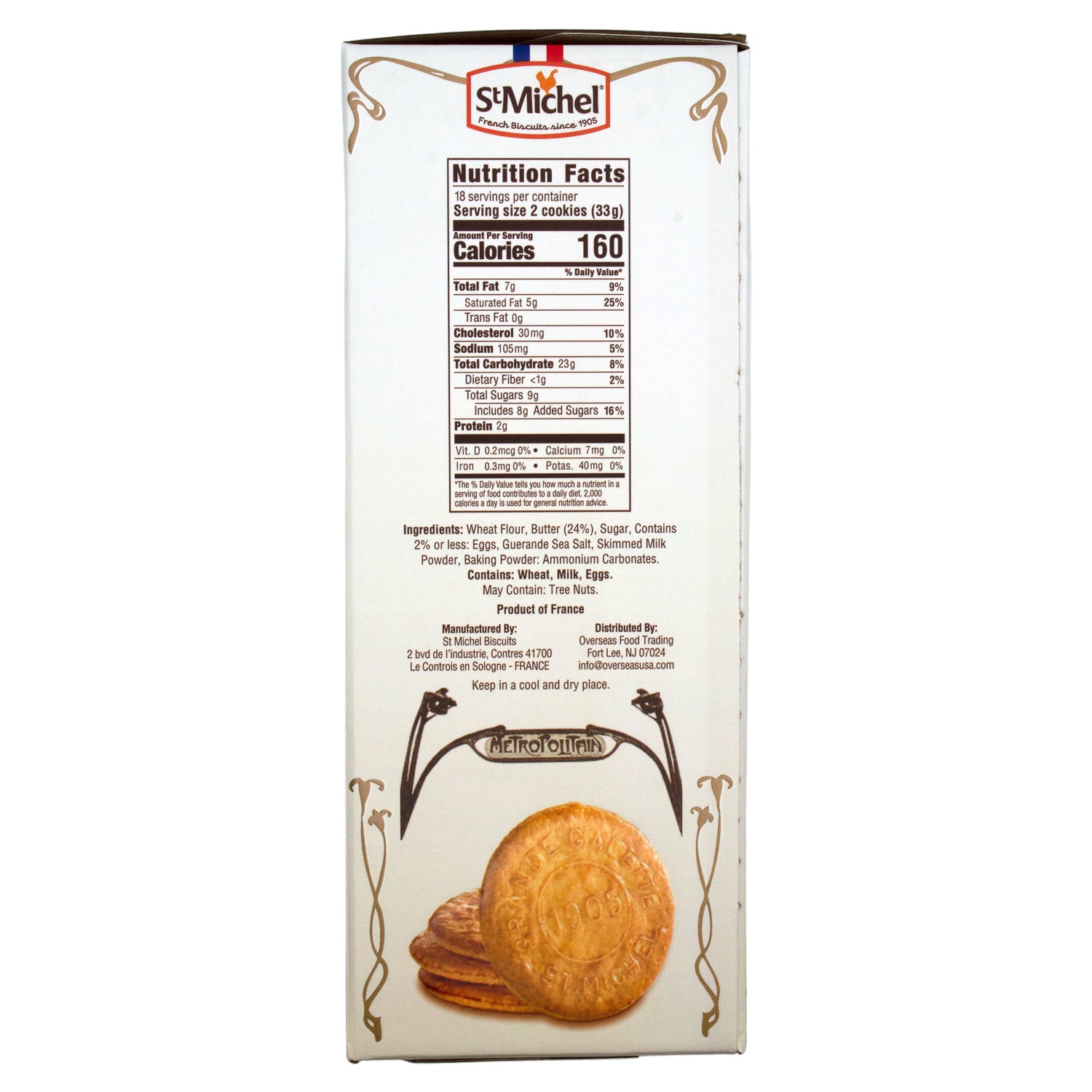 La Grande Galette French Butter Cookies Biscuits La Grande Galette 