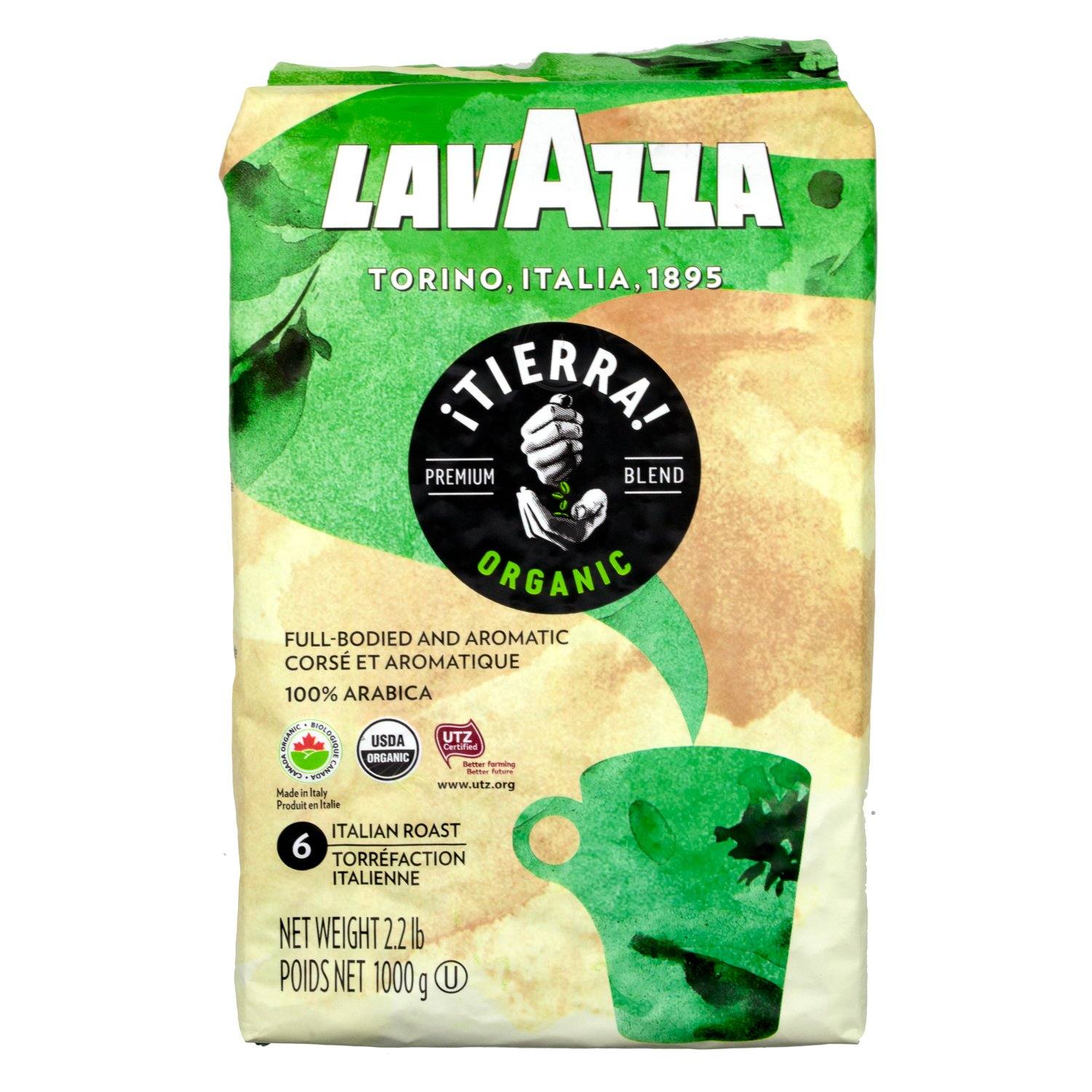 Lavazza Whole Bean Coffee Lavazza ¡Tierra! Organic 35.2 Ounce 