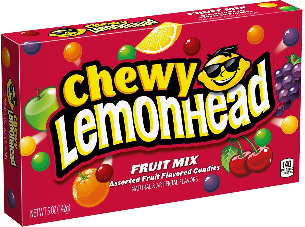 Lemonhead Candies Lemonhead Chewy Fruit Mix Theater Box - 5 Ounce 