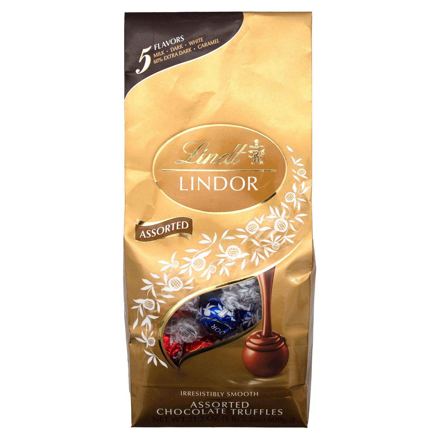 Lindt LINDOR Truffles Meltable Lindt Assorted 21.2 Ounce 