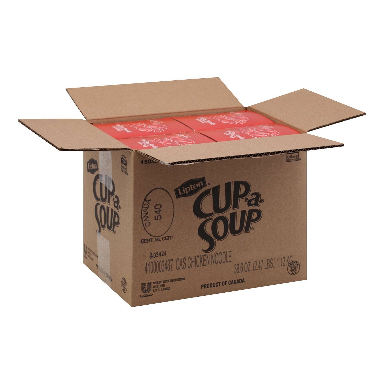 Lipton Cup-a-Soup Lipton Chicken Noodle 22 Pouches-4 Count 