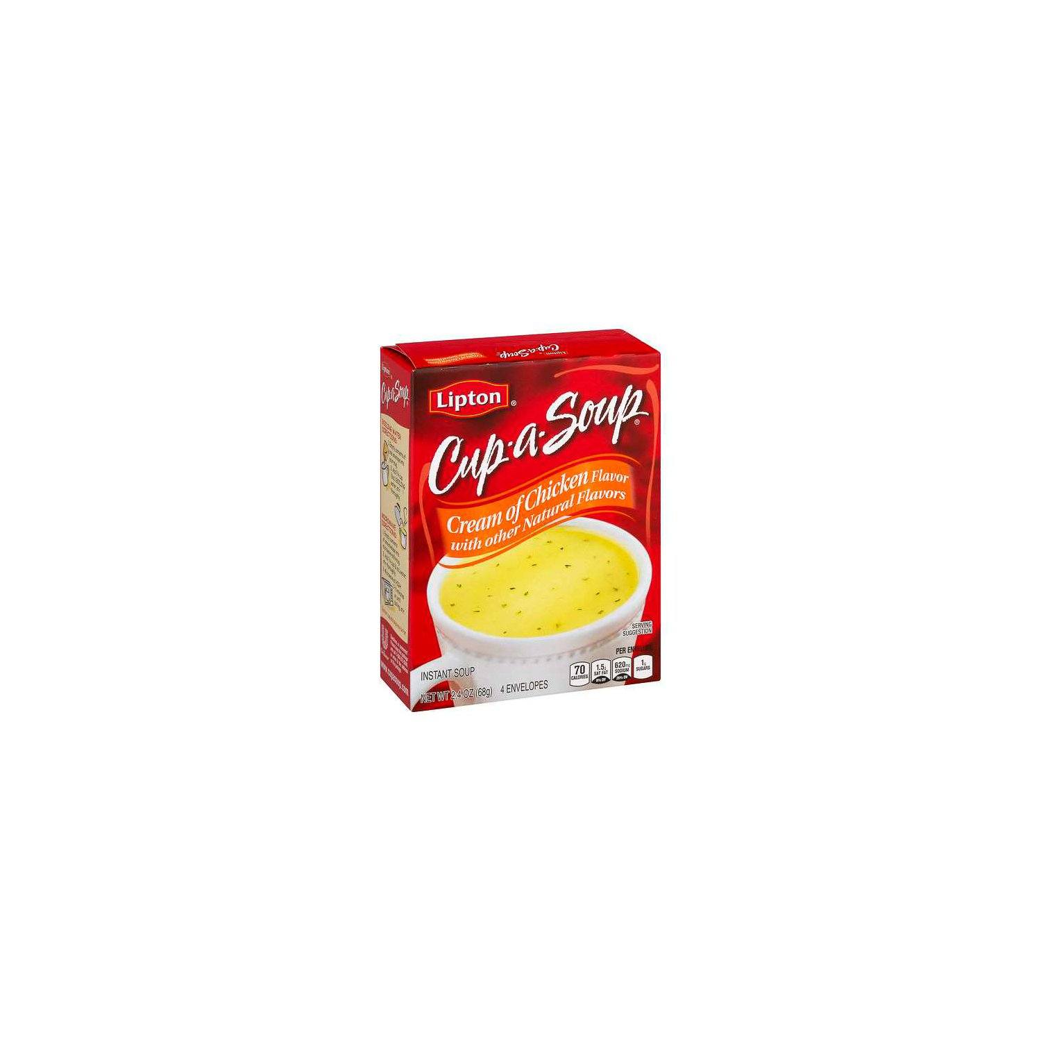 Lipton Cup-a-Soup Lipton Cream of Chicken 4 Envelopes 