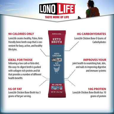 LonoLife Keto Chicken Bone Broth Powder LonoLife 