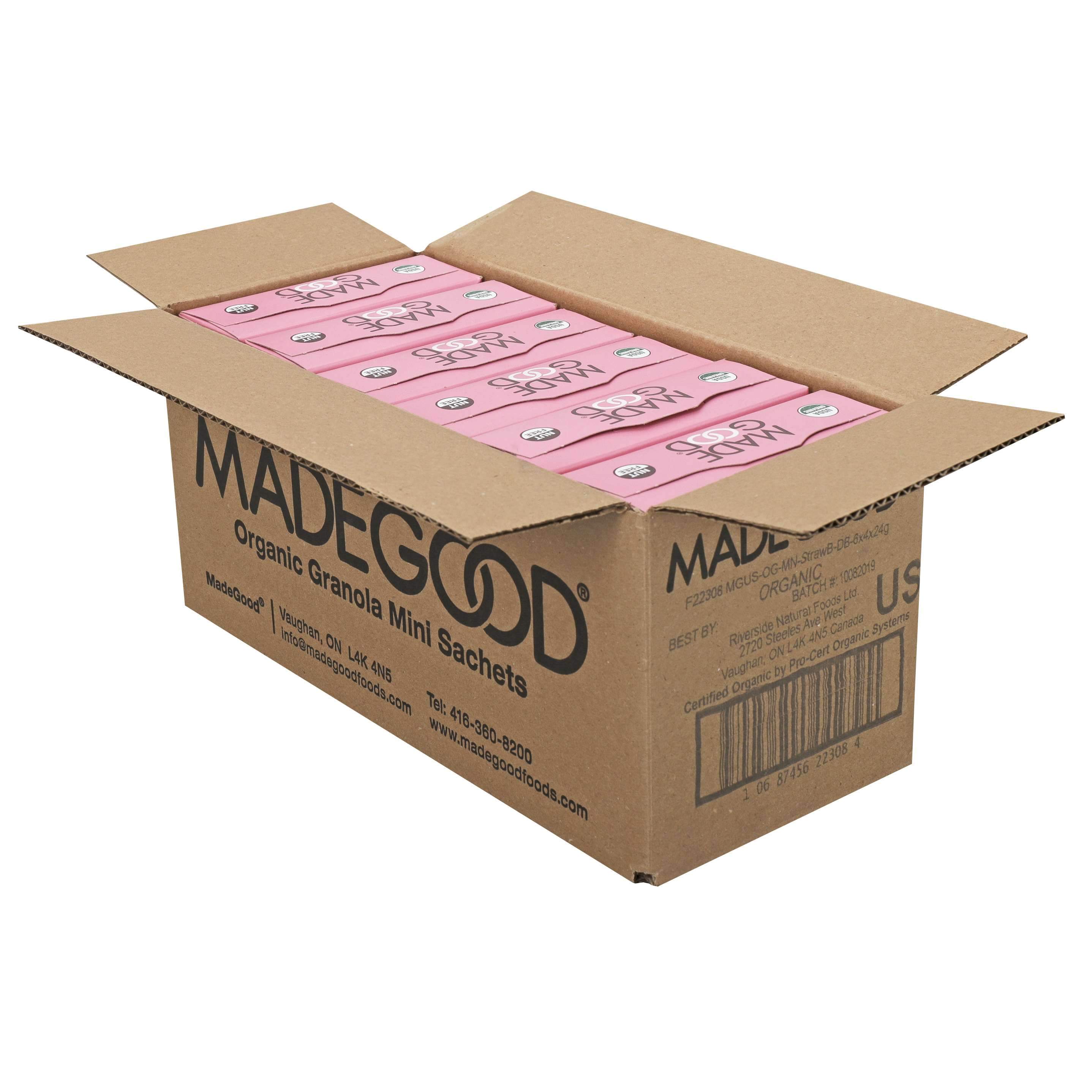 Made Good Granola Minis Made Good Foods Strawberry 3.4 Ounce-6 Count 