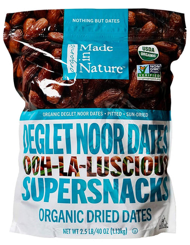 Made In Nature Organic Deglet Noor Dates Made In Nature 40 Ounce 